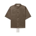 Детская нейлоновая рубашка Fear of God Essentials с короткими рукавами, цвет Дерево - фото