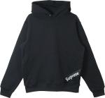 Толстовка Supreme Corner Label Hooded Sweatshirt 'Black', черный - фото 2