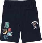 Спортивные шорты BAPE Multi Fonts Sweatshorts 'Navy', синий - фото