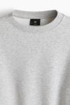 Свитшот H&M Loose Fit, серый меланж - фото 2