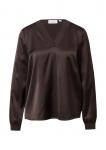 COMMA Блузка в темно-коричневом цвете - фото