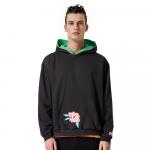 Толстовка мужская Kenzo Embroidered-motif, черный / зеленый - фото 6