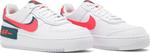 Кроссовки Nike Wmns Air Force 1 Shadow 'White Solar Red', белый - фото 9