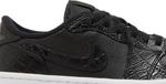Бутсы Air Jordan 1 Low Golf Black Crocodile, черный - фото 2