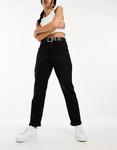 Джинсы ASOS DESIGN Relaxed Mom Jeans, черный - фото 4