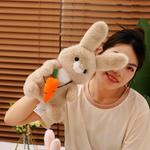 Плюшевая игрушка кролик 30см/40см Tranquility and elegance, розовый - фото 10