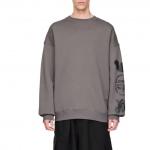 Хлопковый свитшот y 3 Adidas, серый - фото 3