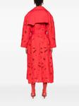 Vivetta тренч с английской вышивкой, красный - фото 4