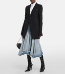 Джинсовая юбка миди Vetements, синий - фото 2