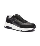 Кроссовки мужские Armani Exchange на толстой подошве повседневные, черный - фото