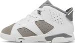 Кроссовки Air Jordan 6 Retro TD Cool Grey, белый - фото 3