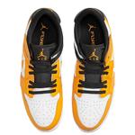 Кроссовки Nike Air Jordan 1 Low FlyEase, желтый/черный/белый - фото 4