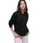 Свитшот Uniqlo Waffle Crew Neck Long-Sleeve T-Shirt, черный - фото 2