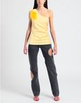 Топ Patrizia Pepe, желтый - фото 2
