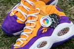 Кроссовки question mid 'crocus' Reebok, фиолетовый - фото 6