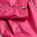 Куртка H&M With A Fluffy Collar, розовый - фото 9