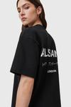 Футболка AllSaints Underground Etta Oversized, черный - фото 4