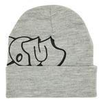 Шапка Supreme MF DOOM Beanie 'Heather Grey' - фото 2