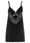 LASCANA Пеньюар в черном цвете - фото 2