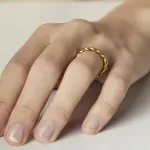 Кольцо Tous Twisted, золото - фото 6