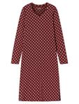 Ночная рубашка SCHIESSER  Comfort Essentials, бордовый - фото