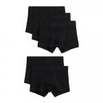 Комплект из 5 боксеров H&M, черный - фото