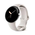 Умные часы Google Pixel Watch, (Wi-Fi), серебро/белый - фото 2