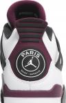 Кроссовки Paris Saint-Germain x Air Jordan 4 Retro Bordeaux, серый - фото 7