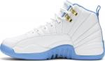 Кроссовки Air Jordan 12 Retro GG University Blue, белый - фото 3