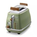 Тостер DeLonghi Vintage Icona CTOV2103.GR, зеленый - фото 2