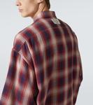 Проверенная оверсайз рубашка Acne Studios, Red/Blue - фото 6