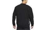 Толстовка Men's Nike Solid Color Logo Stripe Cotton Round Neck Side Pullover Long Sleeves Black, черный - фото 2
