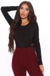 Боди Fashion Nova T10034BDS, черный - фото 3