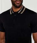 Поло BOSS GREEN Paule Slim Fit, черный - фото 4