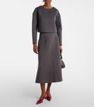 Джерси свитер с декоративными элементами S Max Mara, Grigio - фото 2