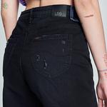 Lee Женские черные джинсовые шорты - фото 8