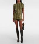 Вязаная юбка-шорты Марино Jacquemus, Multi-Black - фото 2