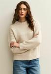 Джемпер New Look CREW NECK OVERSIZED, Cream/Beige - фото
