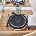 Набор тарелок десертных Ikea Ombonad, 20 см, 2 предмета, темно-серый - фото 4