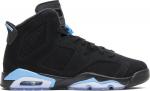 Кроссовки Air Jordan 6 Retro GS UNC, черный - фото