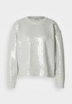 Толстовка DKNY SEQUINS LONG SLEEVE, Sky Grey Heather/Grey - фото 7
