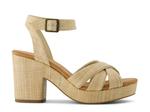 Сандалии TOMS Majorca Platform Sandal - Women's, Beige Raffia - фото 4