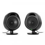 Компактная акустика Steelseries Arena 3 2.0 для ПК, проводная/Bluetooth, чёрный - фото