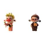 Фигурка Pop Mart Skullpanda Action! Cut! Series, Comedian + Gluttonous Security - фото