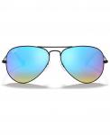 Солнцезащитные очки, rb3025 aviator flash lenses gradient Ray-Ban, мульти - фото