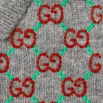 Платье fw25 для младенцев и малышей GUCCI, серый - фото 5