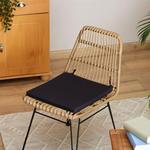 Подушка для сидения amata (набор из 4 шт) Idimex, черный - фото 2