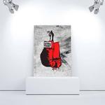 Картина на холсте Hustling Sharks Work Hard!, серый - фото 2