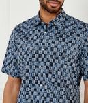 Рубашка раш_2_м Regular fit Boss Orange, синий - фото 4