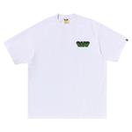 Футболка BAPE Graffiti Logo Relaxed Fit Tee, White - фото